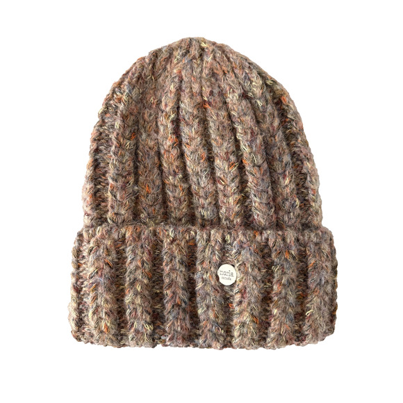 Norla Canada Winter Wool Blend Colorful Knit Womens OS Beanie Hat Warm Ski Boho - Picture 1 of 7